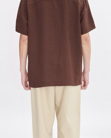 A.P.C Roy Short - Sleeved Shirt MARRON - KYOTO - A.P.C