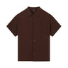 A.P.C Roy Short - Sleeved Shirt MARRON - KYOTO - A.P.C