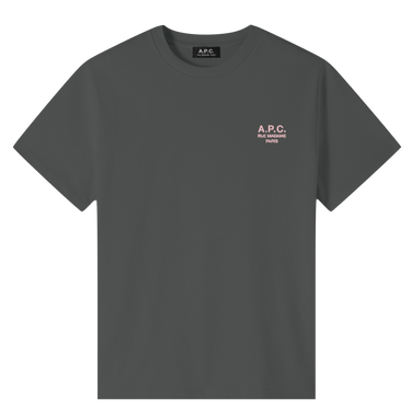 A.P.C Rue Madame GOTS T-Shirt ANTHRACITE/ROSE - KYOTO - A.P.C women