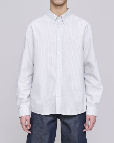 A.P.C shirt greg logo grå - KYOTO - A.P.C