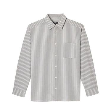 A.P.C shirt malo grey green - KYOTO - A.P.C