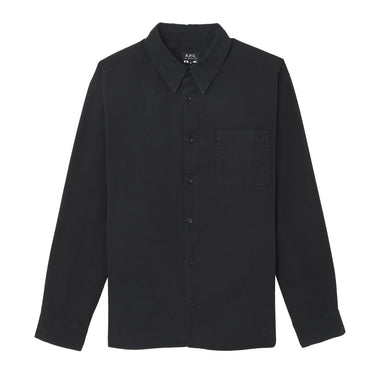 A.P.C shirt malo logo dark black - KYOTO - A.P.C