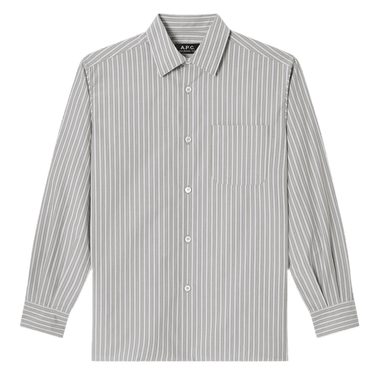A.P.C shirt sela grey green - KYOTO - A.P.C women