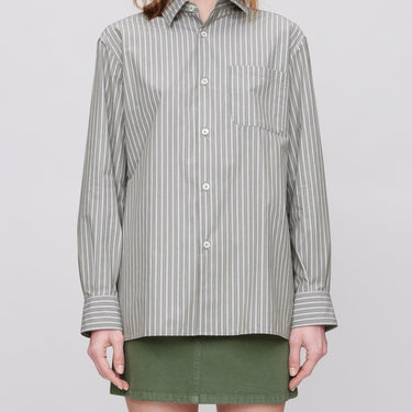 A.P.C shirt sela grey green - KYOTO - A.P.C women