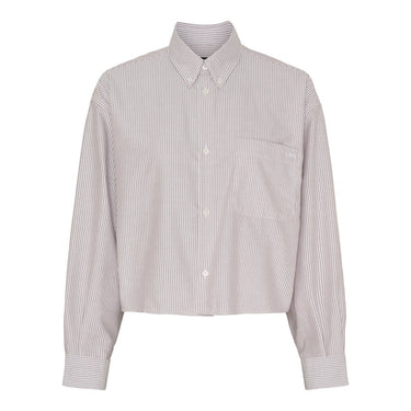 A.P.C shirt sophia button down logo BORDEAUX - KYOTO - A.P.C women