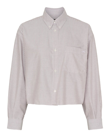 A.P.C shirt sophia button down logo BORDEAUX - KYOTO - A.P.C women
