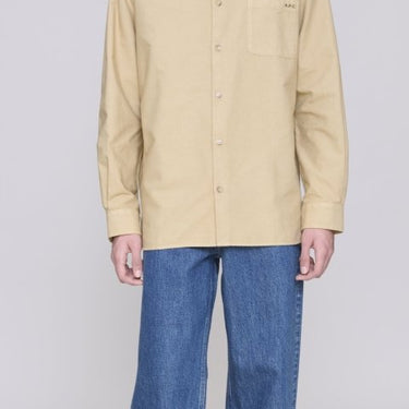 A.P.C shirts mateo logo beige - KYOTO - A.P.C