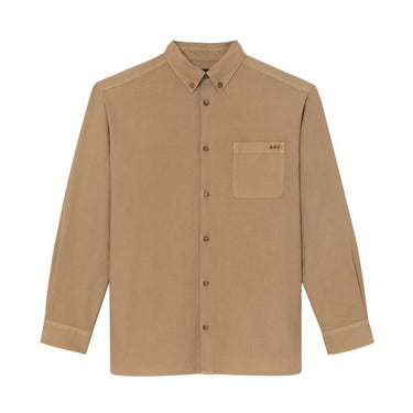 A.P.C shirts mateo logo beige - KYOTO - A.P.C