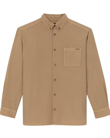 A.P.C shirts mateo logo beige - KYOTO - A.P.C