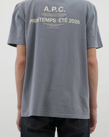 A.P.C short - sleeve t-shirt printemps26 FAUX BLACK - KYOTO - A.P.C