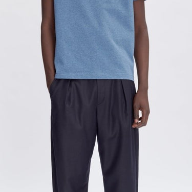 APC Standard Rue Madame GOTS T-Shirt BLEU/OFF WHITE - KYOTO - APC