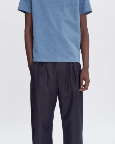 APC Standard Rue Madame GOTS T-Shirt BLEU/OFF WHITE - KYOTO - APC