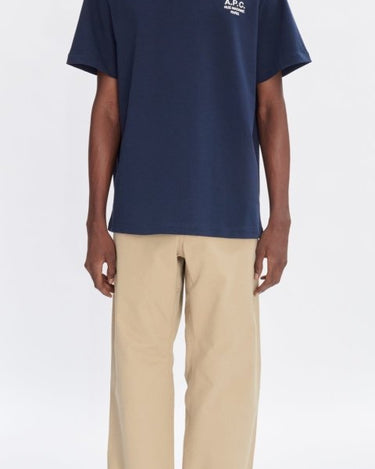 APC Standard Rue Madame GOTS T-Shirt NAVY/ECRU - KYOTO - APC