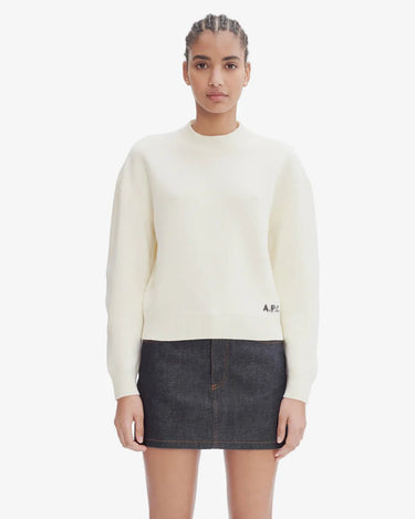 A.P.C sweatshirt esther ecru - KYOTO - A.P.C women