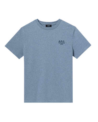 A.P.C t-shirt standard rue madame GOTS Blue - Grey - KYOTO - A.P.C
