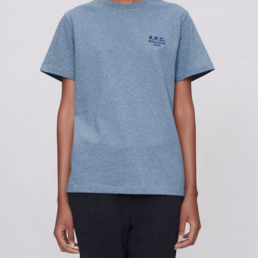 A.P.C t-shirt standard rue madame GOTS Blue - Grey - KYOTO - A.P.C