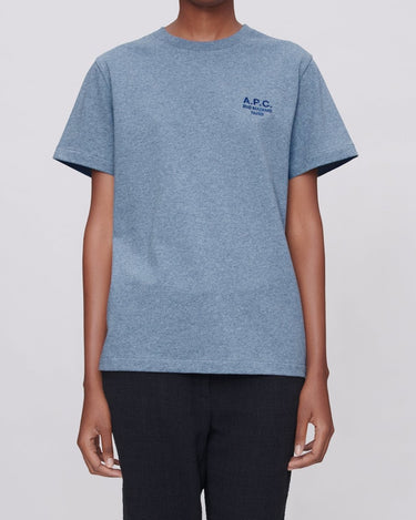 A.P.C t-shirt standard rue madame GOTS Blue - Grey - KYOTO - A.P.C