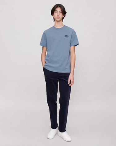 A.P.C t-shirt standard rue madame GOTS Blue - Grey - KYOTO - A.P.C