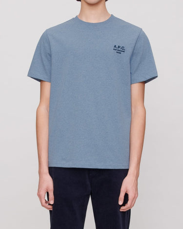 A.P.C t-shirt standard rue madame GOTS Blue - Grey - KYOTO - A.P.C