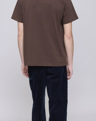 A.P.C t-shirt standard rue madame GOTS brown - KYOTO - A.P.C