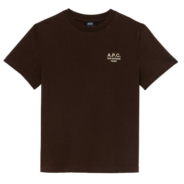 A.P.C t-shirt standard rue madame GOTS brown - KYOTO - A.P.C