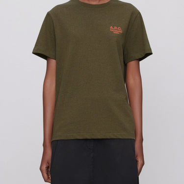 A.P.C t-shirt standard rue madame GOTS khaki - KYOTO - A.P.C
