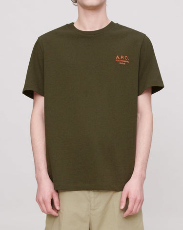 A.P.C t-shirt standard rue madame GOTS khaki - KYOTO - A.P.C
