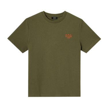 A.P.C t-shirt standard rue madame GOTS khaki - KYOTO - A.P.C