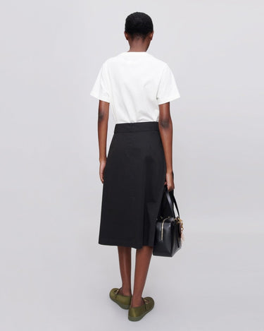 A.P.C t-shirt standard rue madame GOTS white/khaki - KYOTO - A.P.C women