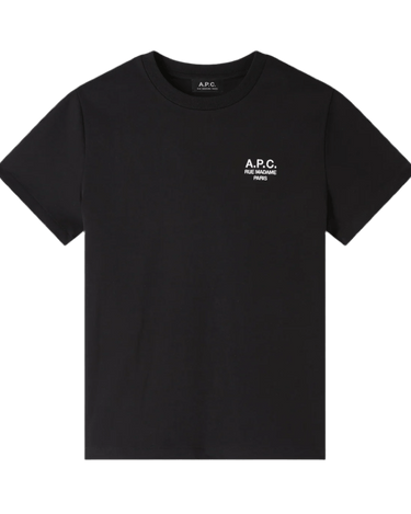 A.P.C Tee T - SHIRT STANDARD RUE MADAME Sort/hvid - KYOTO - A.P.C