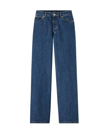 APC women Jeans jean elisabeth Washed Indigo - KYOTO - APC women