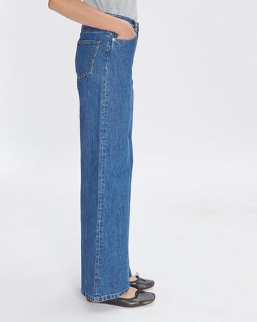 APC women Jeans jean elisabeth Washed Indigo - KYOTO - APC women