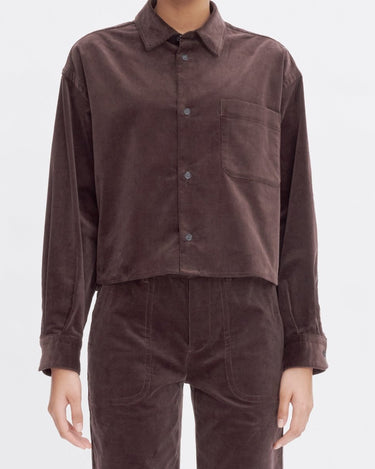 APC women Shirt chemise sophia Dark Brown - KYOTO - APC women