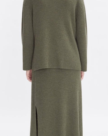 APC women Sweater pull mahault Kaki Chine - KYOTO - APC women