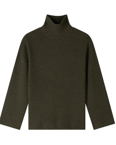 APC women Sweater pull mahault Kaki Chine - KYOTO - APC women