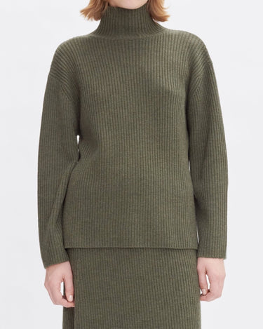 APC women Sweater pull mahault Kaki Chine - KYOTO - APC women