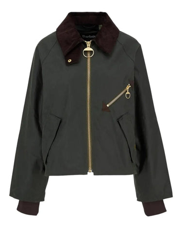 Barbour Arlene Wax Jacket OL52 Olive - KYOTO - Barbour women