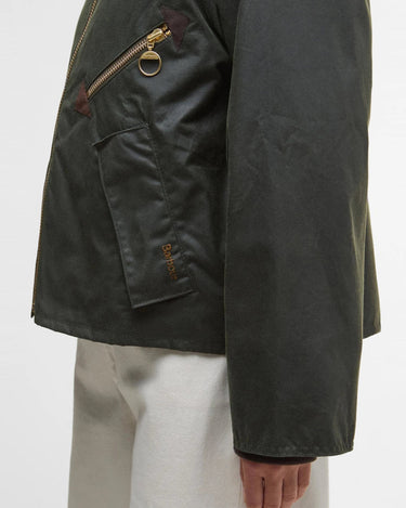 Barbour Arlene Wax Jacket OL52 Olive - KYOTO - Barbour women