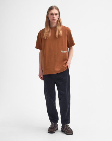 Barbour Bayard OS T-shirts Cinnamon - KYOTO - Barbour