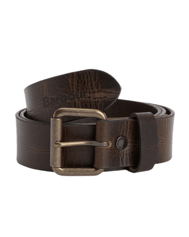 Barbour Deveron Leather Belt Brown - KYOTO - Barbour