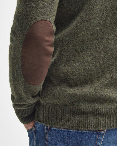 Barbour Essential Patch Crew SEAWEED - KYOTO - Barbour