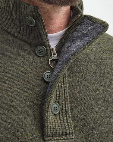 Barbour Essential Patch Crew SEAWEED - KYOTO - Barbour