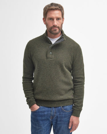 Barbour Essential Patch Crew SEAWEED - KYOTO - Barbour