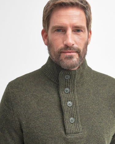 Barbour Essential Patch Crew SEAWEED - KYOTO - Barbour