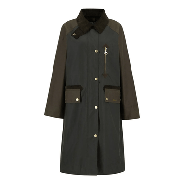 Barbour Evette Wax Olive Jacket - KYOTO - Barbour women