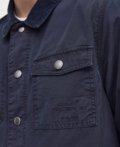 Barbour Grindle Oshirt Navy LINER - KYOTO - Barbour