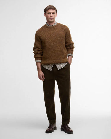 Barbour Horseford Crew Neck Jumper COPPER - KYOTO - Barbour