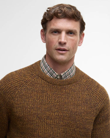 Barbour Horseford Crew Neck Jumper COPPER - KYOTO - Barbour