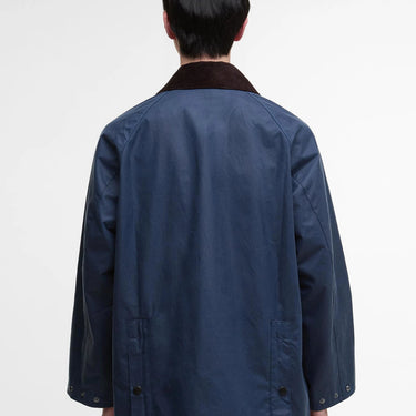 Barbour Jacket OS Bedale Wax Jacket Bright Blue - KYOTO - Barbour