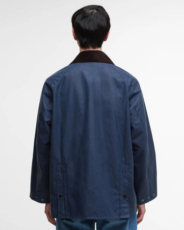 Barbour Jacket OS Bedale Wax Jacket Bright Blue - KYOTO - Barbour